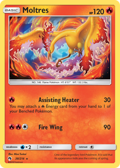 Moltres #38 Moltres - Lost Thunder - #38 - Pokemon TCG card
