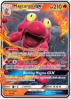 Magcargo-GX #44 Magcargo-GX - Lost Thunder - #44 - Pokemon TCG card