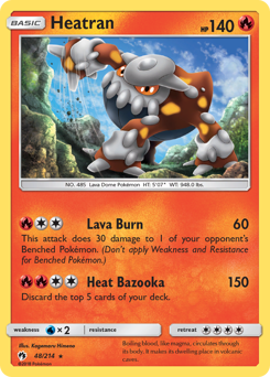 Heatran #48 Heatran - Lost Thunder - #48 - Pokemon TCG card