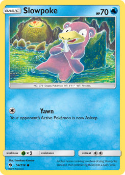 Slowpoke #54 Slowpoke - Lost Thunder - #54 - Pokemon TCG card