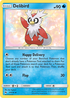 Delibird - Lost Thunder - #57 - Pokemon TCG card