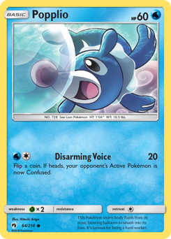 Popplio - Lost Thunder - #64 - Pokemon TCG card