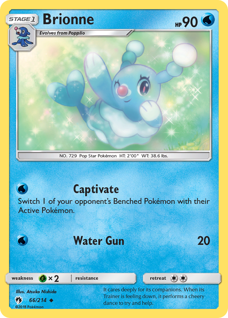 Brionne - Lost Thunder - #66 - Pokemon TCG card