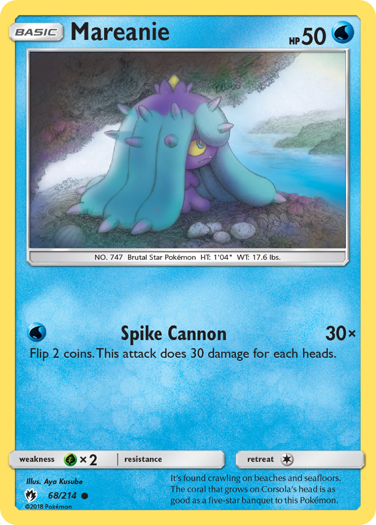 Mareanie - Lost Thunder - #68 - Pokemon TCG card