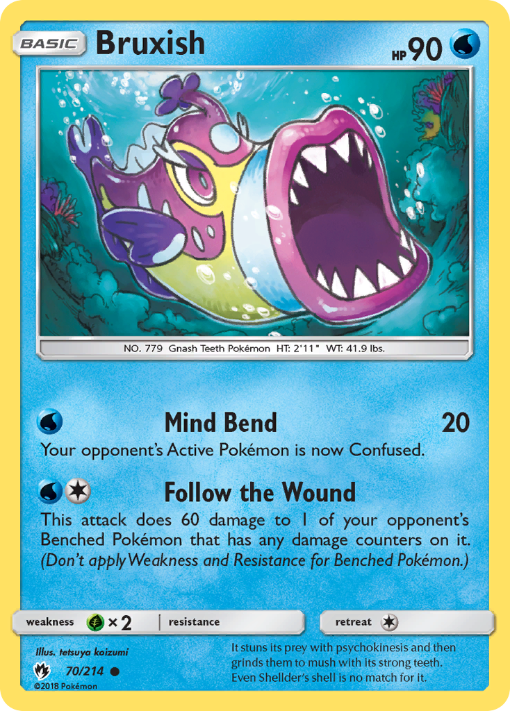 Bruxish - Lost Thunder - #70 - Pokemon TCG card