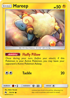 Mareep #75 Mareep - Lost Thunder - #75 - Pokemon TCG card