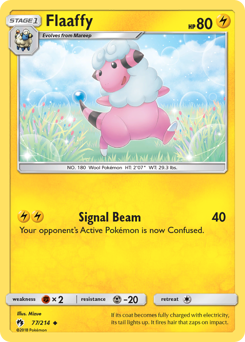 Flaaffy #77 Flaaffy - Lost Thunder - #77 - Pokemon TCG card