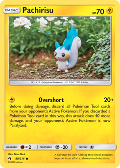 Pachirisu #80 Pachirisu - Lost Thunder - #80 - Pokemon TCG card
