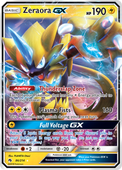 Zeraora-GX #86 Zeraora-GX - Lost Thunder - #86 - Pokemon TCG card