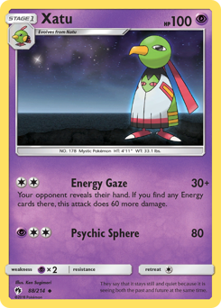 Xatu - Lost Thunder - #88 - Pokemon TCG card
