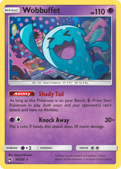 Wobbuffet - Lost Thunder - #93 - Pokemon TCG card