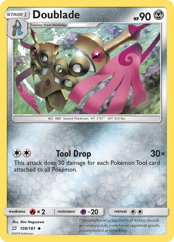 Doublade - Team Up - #108 - Pokemon TCG card