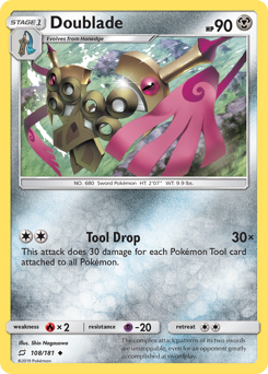 Doublade #108 Doublade - Team Up - #108 - Pokemon TCG card