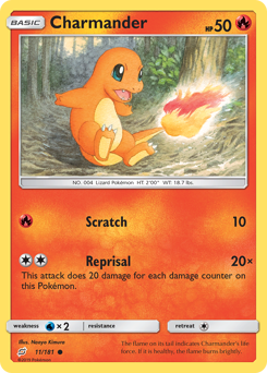 Charmander #11 Charmander - Team Up - #11 - Pokemon TCG card