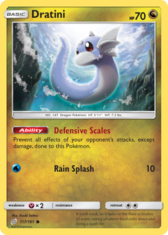Dratini #117 Dratini - Team Up - #117 - Pokemon TCG card