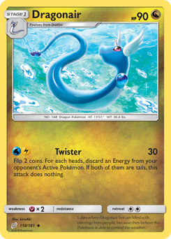 Dragonair #118 Dragonair - Team Up - #118 - Pokemon TCG card