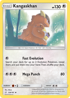 Kangaskhan #128 Kangaskhan - Team Up - #128 - Pokemon TCG card
