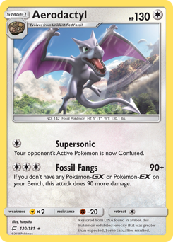 Aerodactyl - Team Up - #130 - Pokemon TCG card