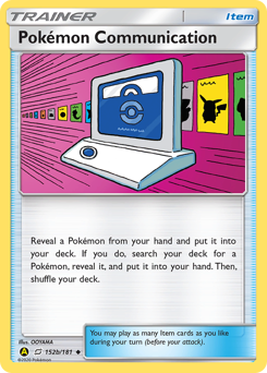Pokémon Communication - Team Up - #152b - Pokemon TCG card