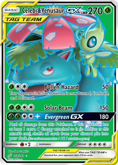 Celebi & Venusaur-GX #159 Celebi & Venusaur-GX - Team Up - #159 - Pokemon TCG card