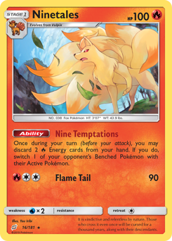Ninetales #16 Ninetales - Team Up - #16 - Pokemon TCG card