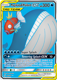 Magikarp & Wailord-GX #160 Magikarp & Wailord-GX - Team Up - #160 - Pokemon TCG card