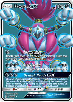 Hoopa-GX - Team Up - #166 - Pokemon TCG card