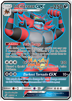 Incineroar-GX #167 Incineroar-GX - Team Up - #167 - Pokemon TCG card