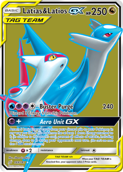 Latias & Latios-GX - Team Up - #169 - Pokemon TCG card