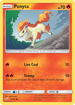 Ponyta #17 Ponyta - Team Up - #17 - Pokemon TCG card