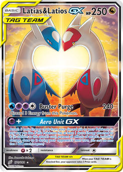 Latias & Latios-GX - Team Up - #170 - Pokemon TCG card