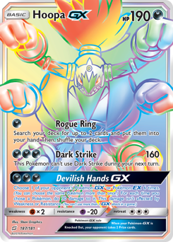 Hoopa-GX - Team Up - #187 - Pokemon TCG card