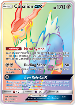 Cobalion-GX #189 Cobalion-GX - Team Up - #189 - Pokemon TCG card