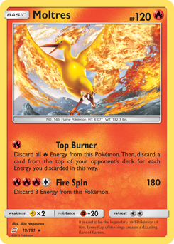 Moltres #19 Moltres - Team Up - #19 - Pokemon TCG card