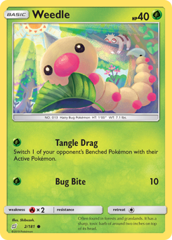 Weedle - Team Up - #2 - Pokemon TCG card