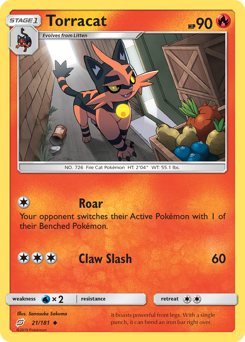 Torracat #21 Torracat - Team Up - #21 - Pokemon TCG card