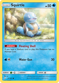 Squirtle #22 Squirtle - Team Up - #22 - Pokemon TCG card