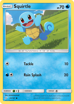 Squirtle #23 Squirtle - Team Up - #23 - Pokemon TCG card