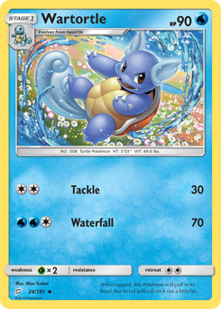 Wartortle #24 Wartortle - Team Up - #24 - Pokemon TCG card