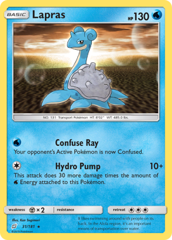 Lapras #31 Lapras - Team Up - #31 - Pokemon TCG card