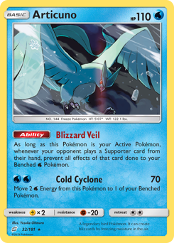 Articuno #32 Articuno - Team Up - #32 - Pokemon TCG card