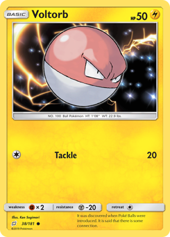 Voltorb - Team Up - #38 - Pokemon TCG card