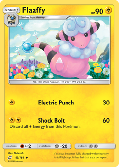 Flaaffy #42 Flaaffy - Team Up - #42 - Pokemon TCG card