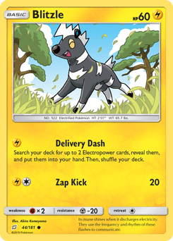 Blitzle - Team Up - #44 - Pokemon TCG card