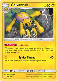 Galvantula #48 Galvantula - Team Up - #48 - Pokemon TCG card