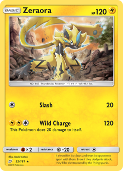 Zeraora #52 Zeraora - Team Up - #52 - Pokemon TCG card