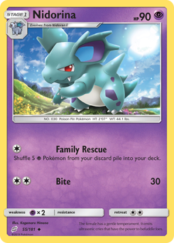 Nidorina - Team Up - #55 - Pokemon TCG card
