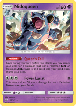 Nidoqueen #56 Nidoqueen - Team Up - #56 - Pokemon TCG card