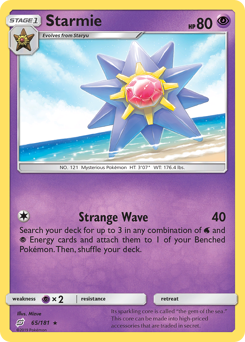 Starmie - Team Up - #65 - Pokemon TCG card