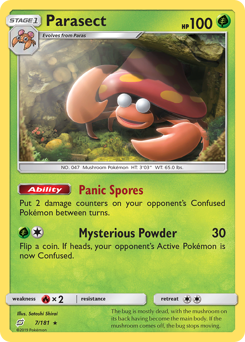 Parasect - Team Up - #7 - Pokemon TCG card